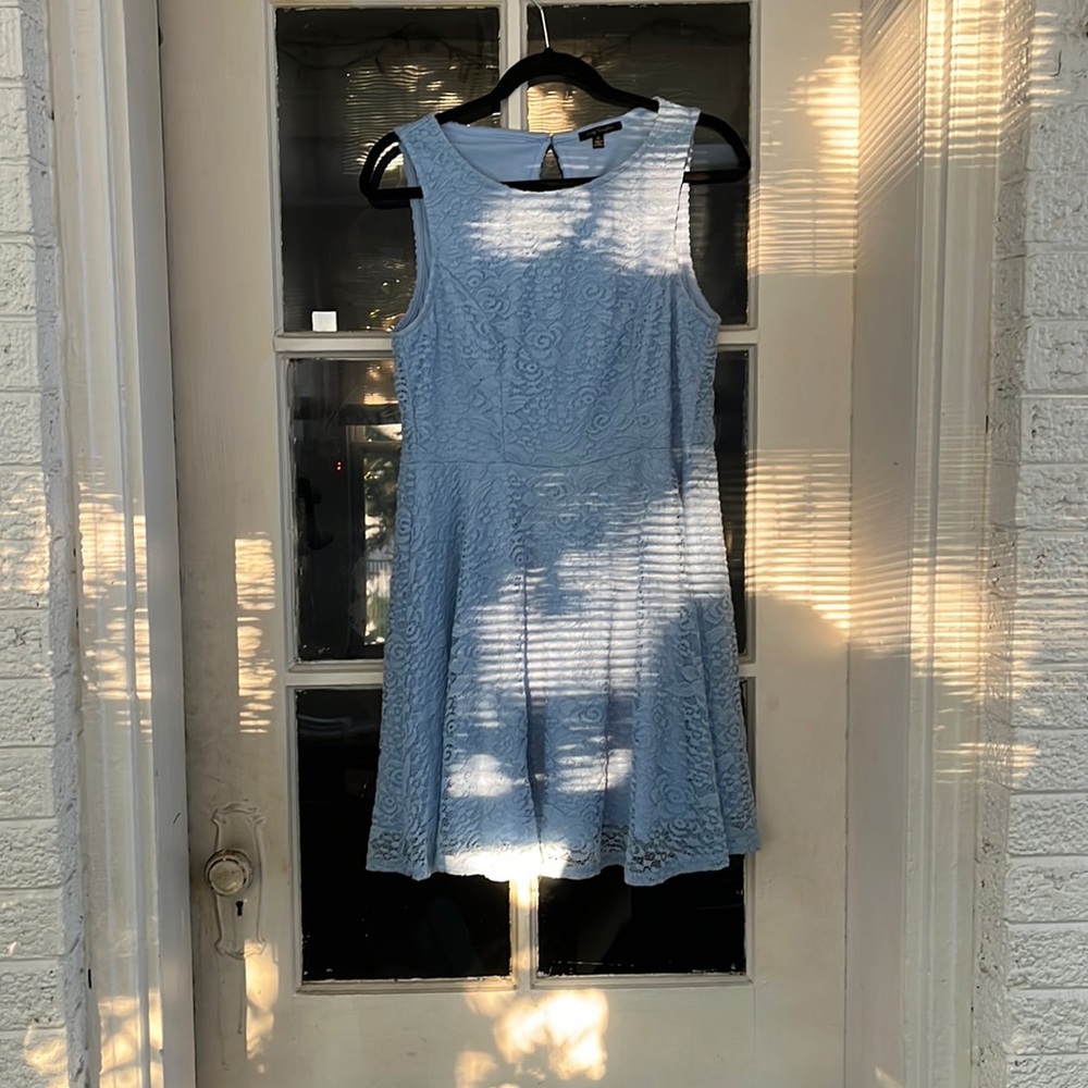 City Triangles light blue dress